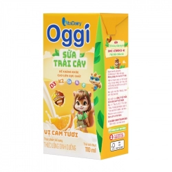 Sữa Trái Cây Oggi Vị Cam Tươi Vitadairy 48 hộp x 110ml Sữa Trái Cây Oggi Vị Cam Tươi Vitadairy 48 hộp x 110ml