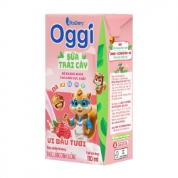 Sữa Trái Cây Oggi Vị Dâu Tươi Vitadairy 110ml Sữa Trái Cây Oggi Vị Dâu Tươi Vitadairy 110ml