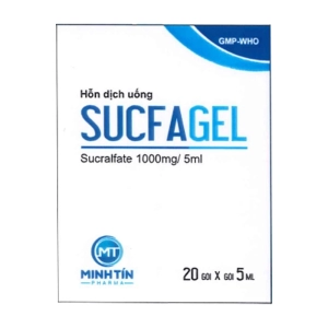 Sucfagel 1000mg/5ml Donaipharm 20 gói x 5ml (Sucralfate)