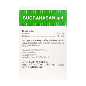 Sucrahasan Gel Hasan 30 gói x 5ml Sucrahasan Gel Hasan 30 gói x 5ml