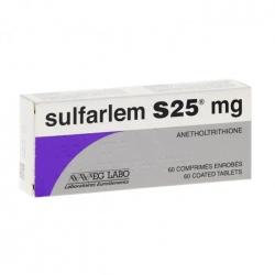 Sulfarlem S25mg 60 Viên – Trị khô miệng Sulfarlem S25mg 60 Viên – Trị khô miệng