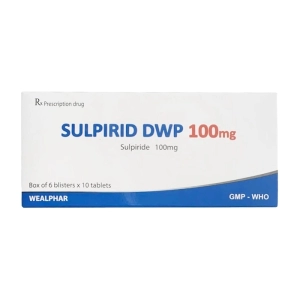 Sulpirid DWP 100mg Wealphar 6 vỉ x 10 viên (Sulpirid)