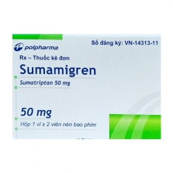 Sumamigren 50mg Polpharma 1 vỉ x 2 viên Sumamigren 50mg Polpharma 1 vỉ x 2 viên