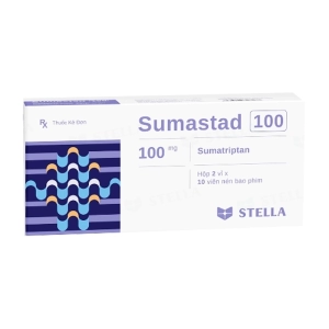 Sumastad 100 Stellapharm 2 vỉ x 10 viên (Sumatriptan)