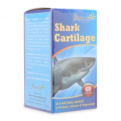 Thực phẩm bảo vệ sức khỏe Botania  Shark Cartilage 750mg, Hộp 60 viên Thực phẩm bảo vệ sức khỏe Botania  Shark Cartilage 750mg, Hộp 60 viên