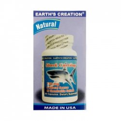 Sụn vi cá mập Earth's Creation Shark Cartilage 750mg, Chai 60 viên Sụn vi cá mập Earth's Creation Shark Cartilage 750mg, Chai 60 viên