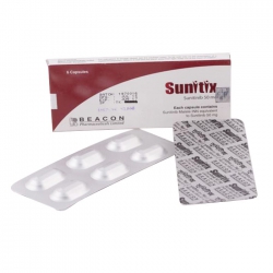 Thuốc Sunitix 50mg, Hộp 6 viên Thuốc Sunitix 50mg, Hộp 6 viên