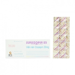 Sunsizopin 25mg Sun Pharma 5 vỉ x 10 viên - Trị chứng tâm thần phân liệt Sunsizopin 25mg Sun Pharma 5 vỉ x 10 viên - Trị chứng tâm thần phân liệt