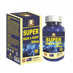 Super Brain & Heart 360mg Healthy Golden 30 viên - Viên uống bổ não Super Brain & Heart 360mg Healthy Golden 30 viên - Viên uống bổ não