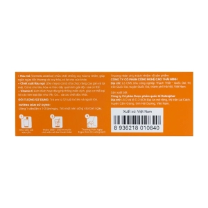 Super Cool Thái Minh 10 viên - Bổ sung Vitamin C Super Cool Thái Minh 10 viên - Bổ sung Vitamin C