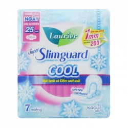 Super Slimguard Cool 25cm Laurier 7 miếng (có cánh)