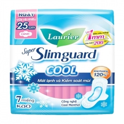 Super Slimguard Cool 25cm Laurier 7 miếng (có cánh)