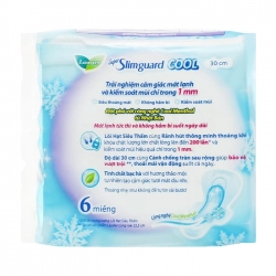 Super Slimguard Cool 30cm Laurier 6 miếng (có cánh)