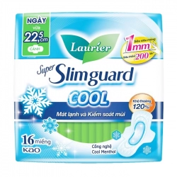 Super Slimguard Cool Laurier 16 miếng (có cánh)