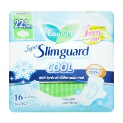 Super Slimguard Cool Laurier 16 miếng (có cánh)