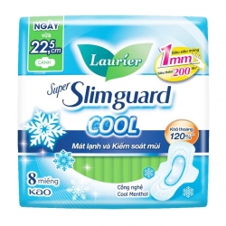 Super Slimguard Cool Laurier 8 miếng (có cánh)