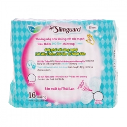 Super Slimguard Laurier 25cm 16 miếng (có cánh)