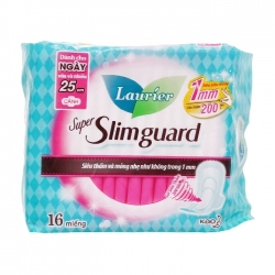 Super Slimguard Laurier 25cm 16 miếng (có cánh)