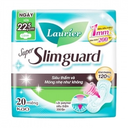 Super Slimguard Laurier 20 miếng (có cánh)