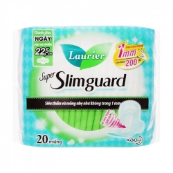 Super Slimguard Laurier 20 miếng (có cánh)