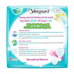 Super Slimguard Laurier 30cm 8 miếng (có cánh)