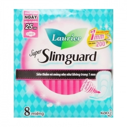 Super Slimguard Laurier 25cm 8 miếng (có cánh)