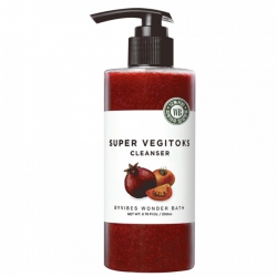Sữa Rửa Mặt Super Vegitoks Cleanser Red, màu đỏ, Chai 300ml