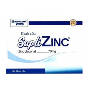 Suplizinc 70mg HDPharma 25 gói x 3g (Kẽm gluconat)