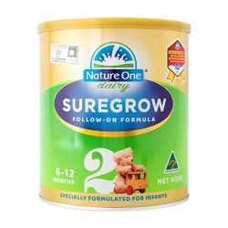 SureGrow Follow On Formula 2 Nature One Dairy 600g - Phát triển toàn diện trí não