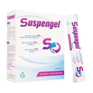 Suspengel TV.Pharm 20 gói x 10ml (Nhôm hydroxit + Magnesi hydroxyd + Simethicon)