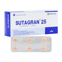 Sutagran 25mg Agimexpham, 2 vỉ x 6 viên