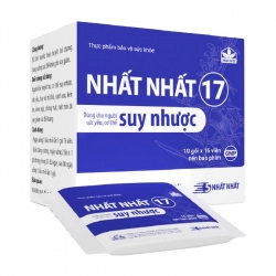 Nhất Nhất 17 10 gói x 16 viên - Dùng cho người bị suy nhược