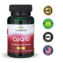 Tpbvsk bổ tim Swanson CoQ10 100mg, Chai 50 viên