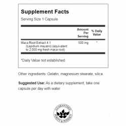 Tpbvsk  sinh lý nam Swanson Maca 500mg, Chai 60 viên