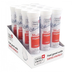 Thực Phẩm Bảo Vệ Sức Khoẻ Viên sủi Swiss Energy Multivitamins + Biotin (20 Viên/Lọ)