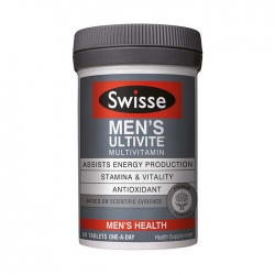 Swisse Men's Ultivite Multivitamin, Chai 60 viên Swisse Men's Ultivite Multivitamin, Chai 60 viên