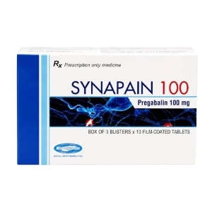 Synapain 100 Savipharm 3 vỉ x 10 viên (Pregabaline)