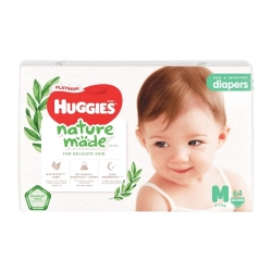 Tã dán Huggies Platinum siêu cao cấp M (64 miếng cho bé 6-11kg)