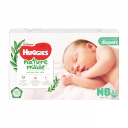 Tã dán Huggies Platinum siêu cao cấp NB (60 miếng dưới 5kg)