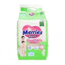 Tã Quần Merries Goodskin Cỡ L Kao 44 miếng (9-14kg) Tã Quần Merries Goodskin Cỡ L Kao 44 miếng (9-14kg)