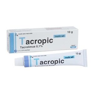 Tacropic 0.1% Davipharm tuýp 10g (Tacrolimus)