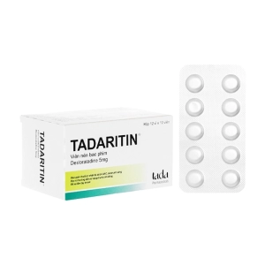 Tadaritin 5mg Tada Pharma 12 vỉ x 10 viên Tadaritin 5mg Tada Pharma 12 vỉ x 10 viên