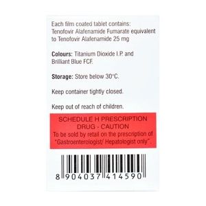 Tafnat 25mg Natco 30 viên Tafnat 25mg Natco 30 viên