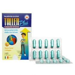 Taller Plus Hỗ Trợ Phát Triển Chiều Cao Trẻ Em | Hộp 6 vỉ x 10 viên