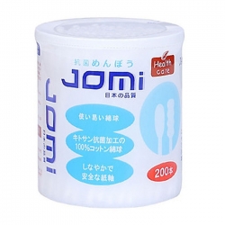Bông tăm kháng khuẩn Jomi For Adults, 200 que