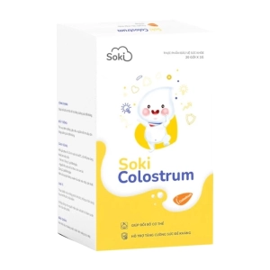 Soki Colostrum 20 gói x 1g - Tăng cường sức đề kháng 