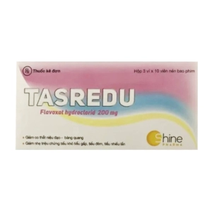 Tasredu 200mg Shine Pharma 3 vỉ x 10 viên (Flavoxat hydrochlorid)