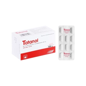 Tatanol 500mg Pymepharco 10 vỉ x 10 viên – Thuốc giảm đau, hạ sốt Tatanol 500mg Pymepharco 10 vỉ x 10 viên – Thuốc giảm đau, hạ sốt
