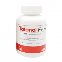 Tatanol Forte 650mg Pymepharco 200 Viên Tatanol Forte 650mg Pymepharco 200 Viên