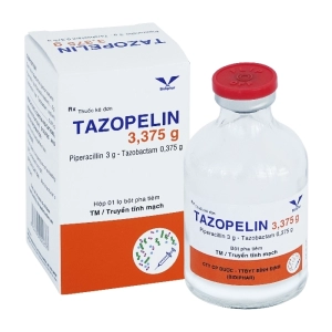 Tazopelin 3.375g Bidiphar 1 lọ (Piperacillin + Tazobactam)